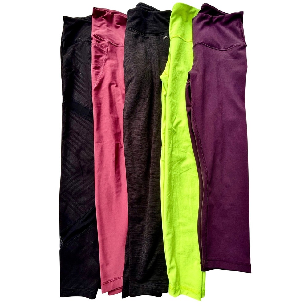 Women's Small leggins Multicolor Activewear Bundle 5pk GREAT CONDITION